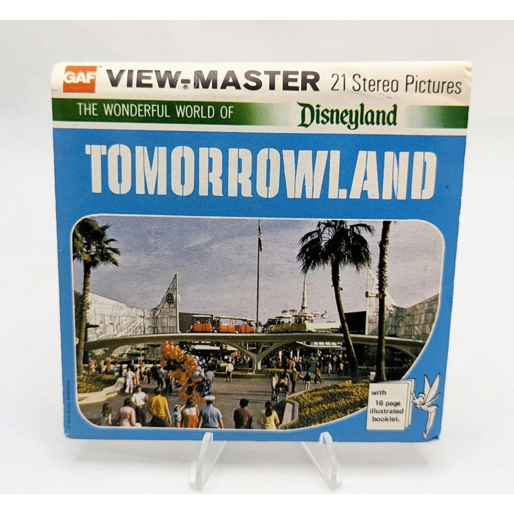 Vintage View-Master The Wonderful World Of Disneyland Tomorrowland 3 Reel Pack